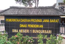 Persiapan Belajar New Normal, SMAN 1 Bungursari Lakukan Rehab Bangunan Sekolah SMAN 1 Bungursari