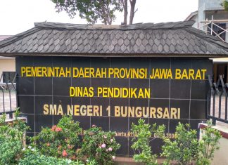 Persiapan Belajar New Normal, SMAN 1 Bungursari Lakukan Rehab Bangunan Sekolah SMAN 1 Bungursari