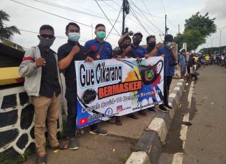 Peduli Covid -19 Media Gue Cikarang Berbagi Masker