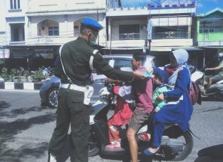 Tali Asih Empati Subdenpom XII/1-1 Singkawang Mempererat Silahturahmi Berbagi Sembako