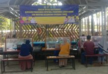 Desa Cipayung Puskesmas dan Polsek Cikarng Timur Gelar Vaksinasi di Tempat Pariwisata Kawungtilu