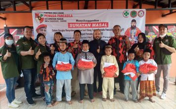 Ormas PP Periuk, Gelar Sunatan Massal Tahap Dua Bersama Yayasan Cheng It Thian Kun Bio dan Peserta yang Beruntung Dapat Hadiah Menarik