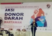 IWO Indonesia Beserta DPD gelar Acara Donor Darah Dalam Rangka Hari Pahlawan Nasional