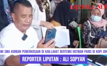 Siswi SMA Korban Pemerkosaan Bergilir di Kab.Lahat Bertemu Hotman Paris di Kopi Johny
