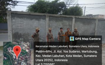 BANGUNAN TEMPAT PENYIMPANAN TRUCK TANPA SIMB MILIK BERINISIAL “A”, KADIS PERKIM KOTA MEDAN LAYANGKAN SURAT KEPADA KEPALA SATPOL PP KOTA MEDAN