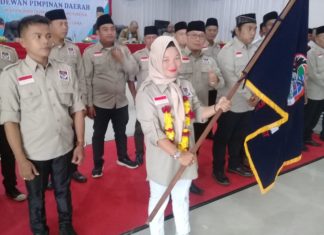 KETUA UMUM NR.ICANG RAHARDIAN.SH MELANTIK PENGURUS DPD IWO INDONESIA KABUPATEN MUARATARA