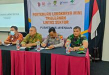 Bati Bakti TNI Hadiri Pertemuan Lokakarya Mini Lintas Sektor Tribulanan