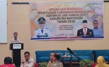 Sosialisasi Penerapan PBG dan Sertifikat Laik Fungsi di Kabupaten Banyuasin