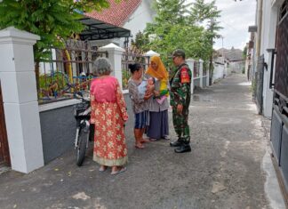 Apa Maksud & Tujuan, Babinsa Jayengan Mondar Mandir di Warganya