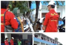 WALI MURID DAN TENAGA PENGAJAR SD N 06 LAHAT SELATAN MENGELUHKAN KETERLAMBATAN PEMBANGUNAN RKB