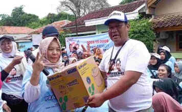 Door Prize Special dari BRILIAN untuk Peserta Acara Senam Gemoy di Ketua Umum BRILIAN