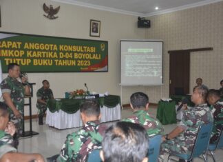 Koperasi Kartika D-04 Kodim Boyolali Selenggarakan RAK Tahun 2023