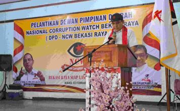 Pelantikan Pengurus DPD NCW Bekasi Raya. Ketum: Terimakasih Atas Atensi Forkopimda