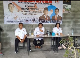 Gus Ali Bojonegoro Bersama Barisan Republik Deklarasi Dukung Prabowo