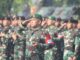 Dandim 0418/Plg Pimpin Upacara Apel Gelar Pasukan Pengamanan Wilayah VVIP Kunjungan Kerja Presiden RI