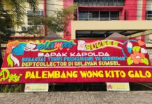 Mapolda Sumsel Banjir Karangan Bunga, Dukung Polisi Tindak Tegas Premanisme Berkedok Debt Collector