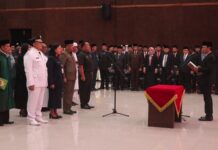 Pj Bupati Dani Ramdan Lantik 154 Pejabat Administrator dan Pengawas di Lingkungan Pemkab Bekasi