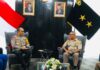 Kapolda Sumsel Rachmad Wibowo Terima Audiensi Kepala Badan Karantina Hewan, Ikan dan Tumbuhan
