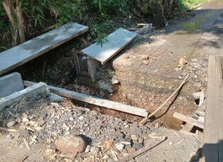 Proyek Mangkrak Dinas PUPR. Kab.Muara Enem Sumsel Macan Ompong
