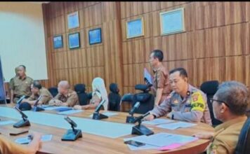 Kabag Ops Polres Pagaralam Kompol Herri Widodo Hadiri Video Conference Pengendalian Inflasi 2024.