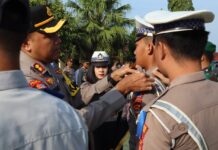 Polres Tanggamus Menggelar Pasukan Operasi Patuh Krakatau 2024