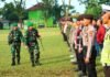 Bersama TNI, Polres Tanggamus Gelar Apel Kesiapan Pengamanan Kunker Presiden Republik Indonesia