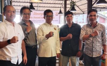 Polda Sumsel bersama beberapa media online dan cetak Deklarasi Pilkada Aman dan Damai 2024.