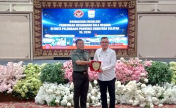 Kemenhan RI Ditjen Pothan Gelar Sosialisasi Regulasi Pembinaan Kesadaran Bela Negara Di kota Palembang