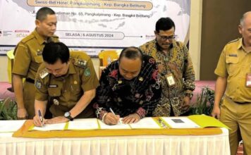 Tandatangani Kesepakatan Batas Wipayah Ketapang-SukamaraSEKDA : Saya Banhga Menjadu Bagian Dari Sejarah Ini