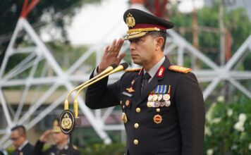Wakapolda Sumsel Brigjen Pol Zulkarnain SIK,MSI Jadi Inspektur Upacara HUT RI Ke 79