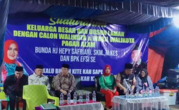 SILATURAHMI PASLON WAKO DAN WAWAKO HEPY-EFSI DENGAN WARGA DUSUN TINGGIHARI JUMAT 13/9/2024.