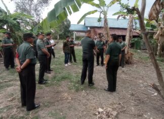 Dandim 0418/Palembang Dampingi Danrem 044/Gapo Cek Lokasi Besemah 44 Di Sematang Borang