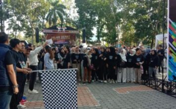 KPUD KOTA PAGAR ALAM GELAR KEGIATAN JALAN SANTAI.