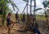 Demi Air Untuk Masyarakat, Babinsa Juwangi Bersama Yayasan Indonesia Iklas Pantau Pembuatan Sumur Bor