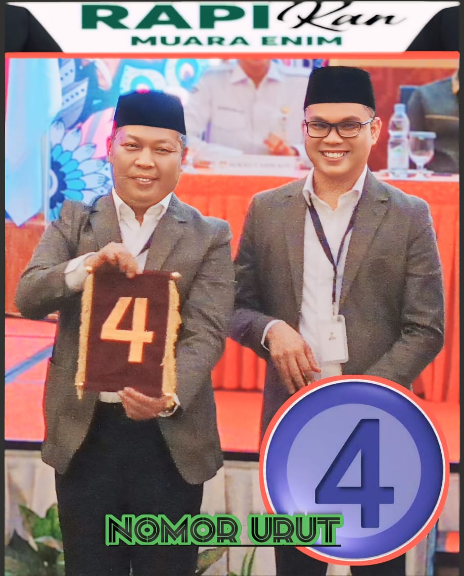 Paslon Drs.Ramlan Holdan dan Ropi Alex Candra (RAPI) Mendapatkan Nomor Urut 4
