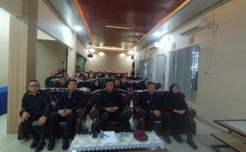 Kepala Rutan Kelas 1 Palembang Bersama Kepala Devisi Permasyarakatan Gelar Zoom Meeting