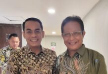 H. Aripin Hulap Ketua SPSI Sumsel hadiri pisah sambut Kapolda Sumsel IRJEN POL ALBERTUS RAHMAD
