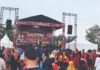 KPU Banyuasin jalan sehat sosialisasi masyarakat ramaikan TPS hari Rabu tanggal 27 November 2024