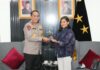 Kapolda Sumsel Terima Audiensi PT. Garuda Indonesia Persero Palembang