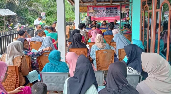 Dewan Perwakilan Rakyat Muratara Melaksanakan Kegitan Reses Pertama di Desa MBE.