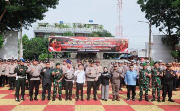 Apel Gelar Pasukan Operasi Ketupat Lodaya 2025, Om Zein: Sinergi TNI-Polri Wujudkan Mudik Aman