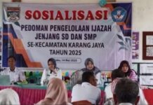 Disdik Muratara Gelar Sosialisasi Kebijakan Ijazah
