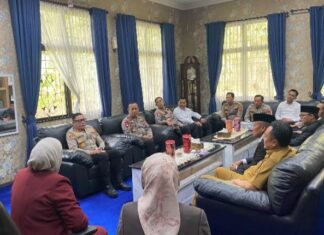 Kapolres Pagar Alam Kunjungi Rumah Dinas WaliKota dan Pengadilan Negeri.