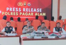 Polres Pagar Alam Ungkap 11 Kasus Narkoba, Selamatkan 2.511 Jiwa dari Bahaya Narkotika.