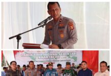 Polres Ogan Ilir Ikuti Panen Raya Jagung Serentak Kuartal III Tahun 2025