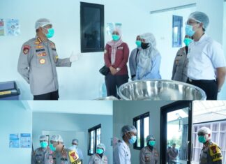 Kapolres Metro Bekasi Cek Kesiapan Operasional Dapur SPPG Cibatu, Pastikan Standar Kesehatan dan Keamanan Pangan