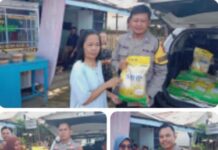 Polres Pagar Alam Terus Salurkan Beras Subsidi SPHP ke Masyarakat.