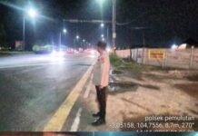 Polsek Pemulutan Laksanakan Patroli Malam Guna Antisipasi 3C dan Jaga Kamtibmas Tetap Kondusif