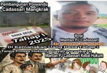 Bogi Eks Pj Cadassari Disorot: Pembangunan Posyandu Mangkrak, Hukum Seolah Mandul