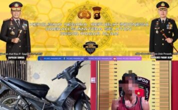 Sat Reskrim Polres Pagar Alam, Berhasil Ungkap Kasus Pencurian dan Pemberatan.